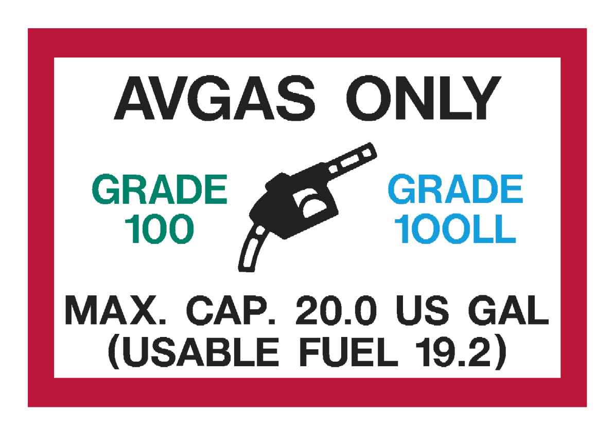 (image for) Fuel System Placards - Click Image to Close