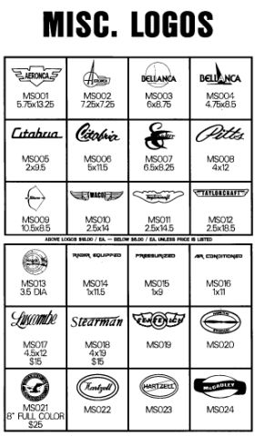 (image for) Miscellaneous Logos (Sheet 1) - Click Image to Close
