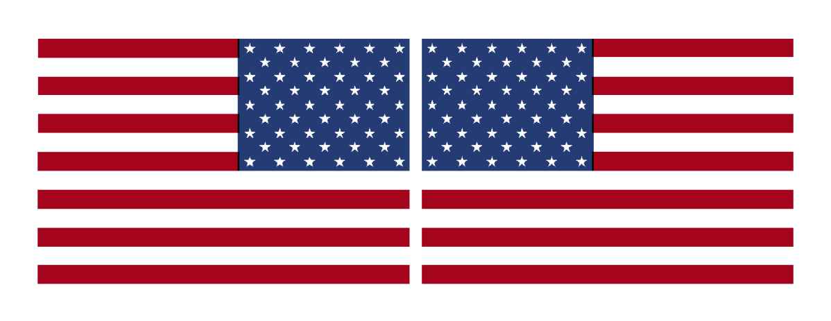 (image for) US Flag (Straight) - Click Image to Close